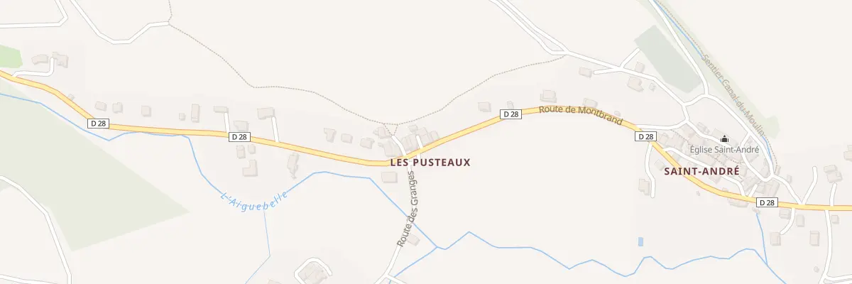 Plan du 802 Rte de Montbrand à La Faurie