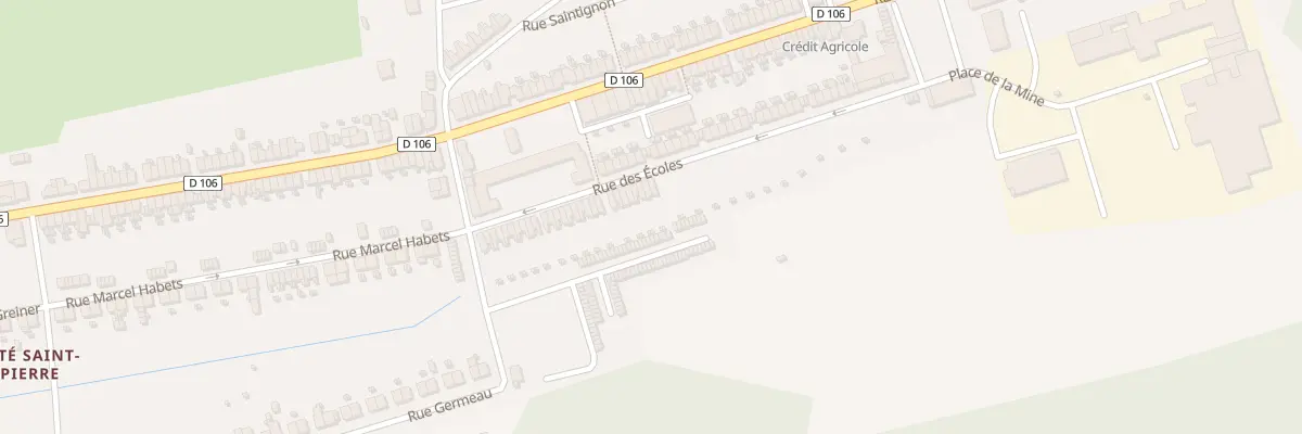 Plan du 33 Rue des Ecoles à Bouligny