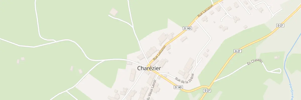 Plan du 5 Rue Lacuzon à Charézier