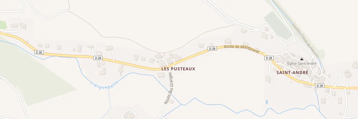Plan du 788 Rte de Montbrand à La Faurie
