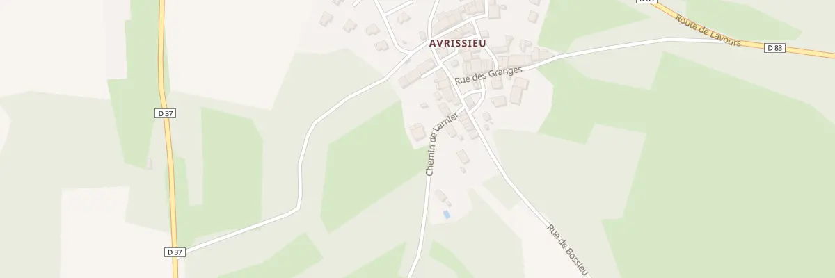 Plan du 5227 Avrissieux d’En Bas à Ceyzérieu
