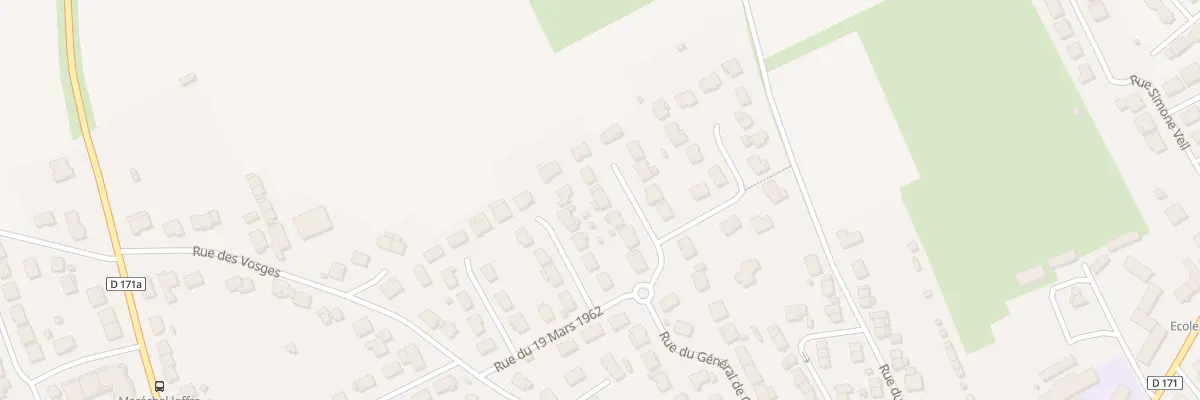 Plan du 25 Rue du General de Gaulle à Lexy