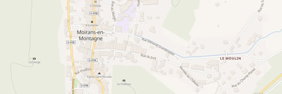 Plan du 47 Rue du Jura à Moirans-en-Montagne