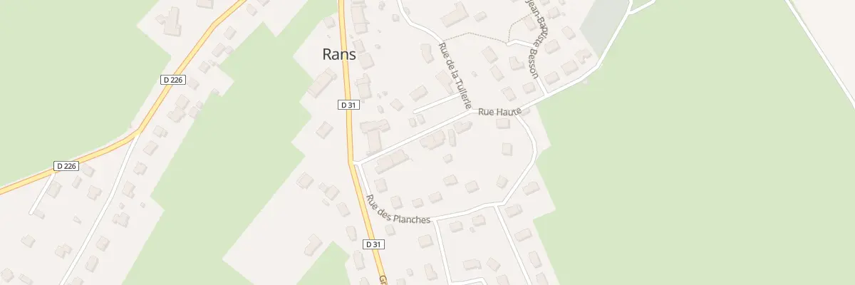 Plan du 6 Rue Haute à Rans