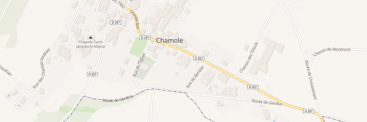 Plan du 150 Grande Rue à Chamole