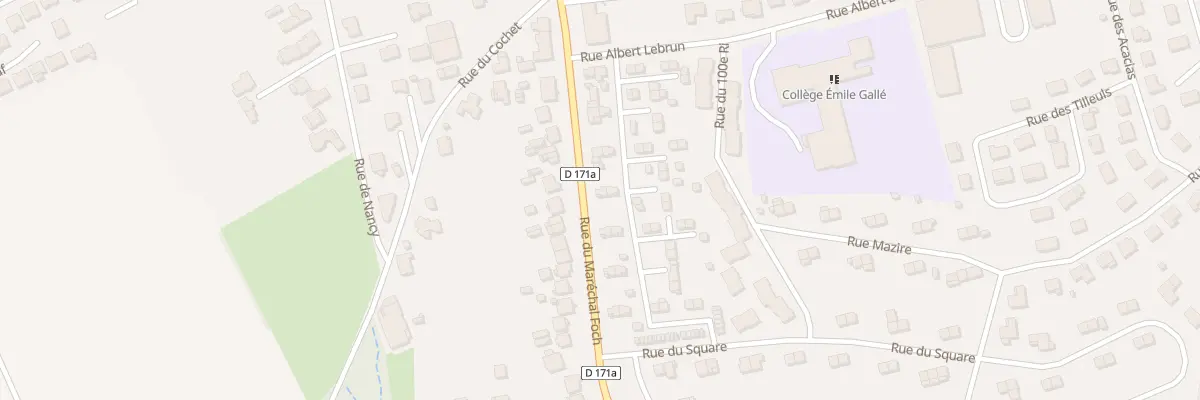 Plan du 19D Rue du Maréchal Foch à Lexy