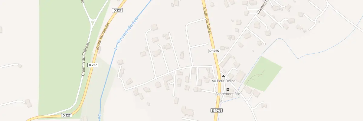 Plan du 134 Devant Viere à Aspremont