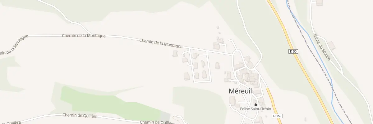 Plan du 5109 Le Claux à Méreuil