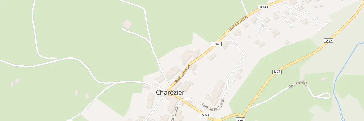 Plan du 11 Rue Lacuzon à Charézier