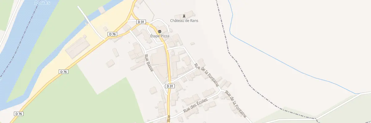 Plan du 2 Rue de la Fontaine à Rans
