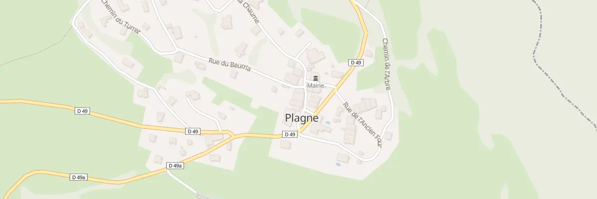 Plan du 3 Rue du Beurria à Plagne