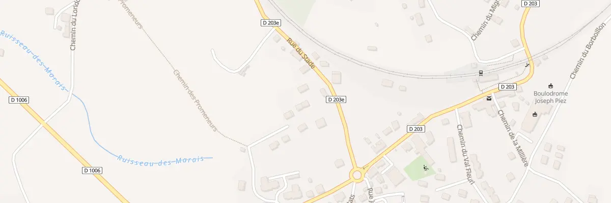 Plan du 121 Rue du stade à Saint-Béron