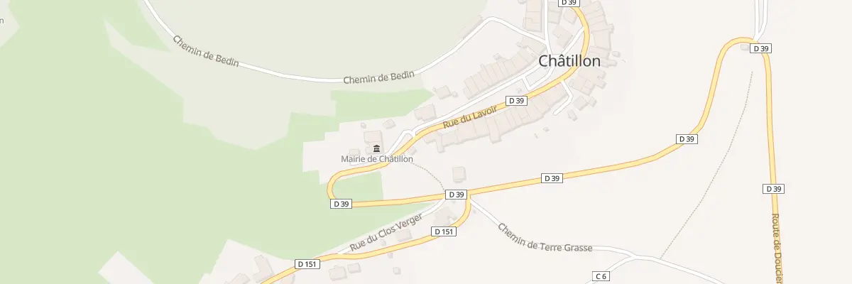 Plan du 21 Rue du Lavoir à Châtillon