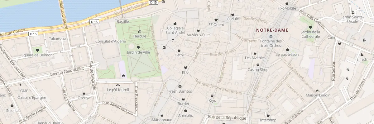 Plan du 14 Grande Rue à Grenoble