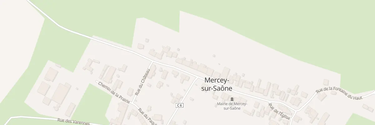Plan du 22 Gr Grande Rue à Mercey-sur-Saône