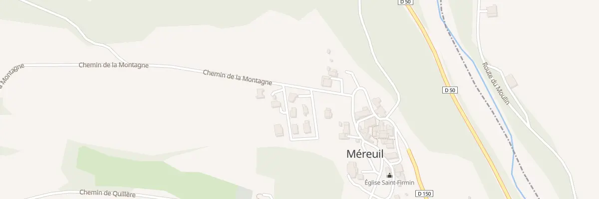 Plan du 5106 Le Claux à Méreuil
