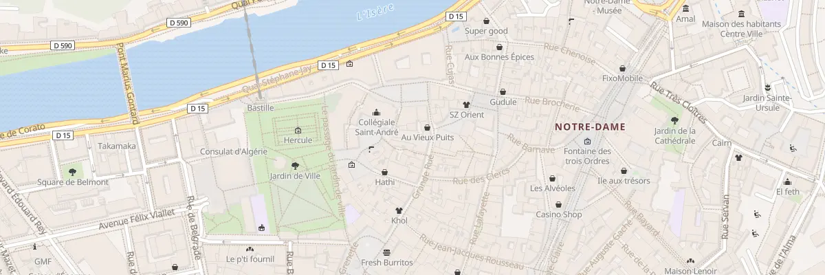 Plan du 4 Grande Rue à Grenoble
