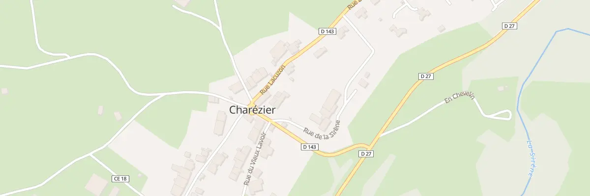 Plan du 1 Rue de la Sirene à Charézier