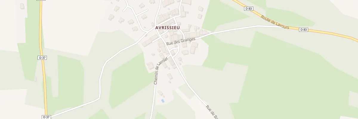 Plan du 782 Rue de Bossieu (Bossieu) à Ceyzérieu
