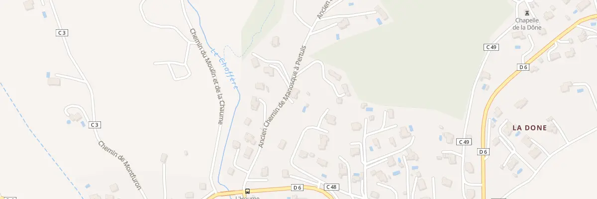 Plan du 204B Ach de Manosque A Pertuis à Pierrevert