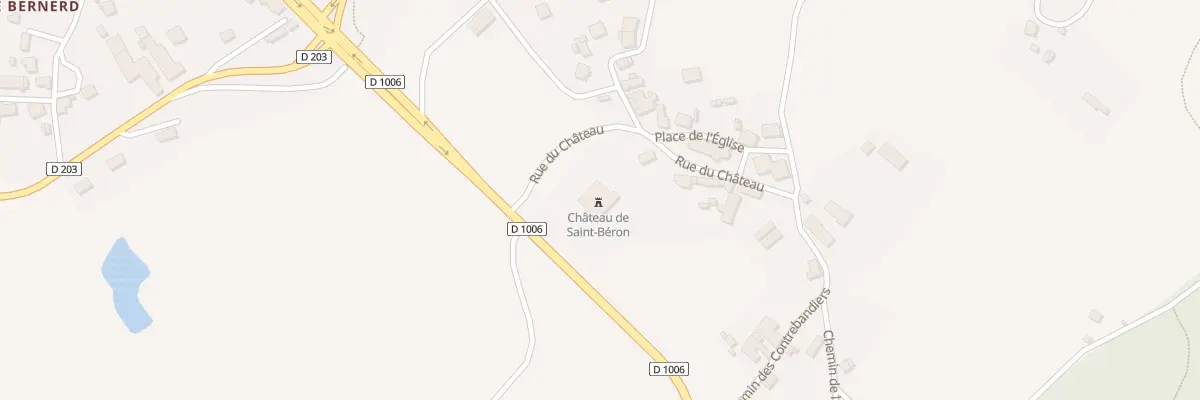 Plan du 180 Rue du château à Saint-Béron