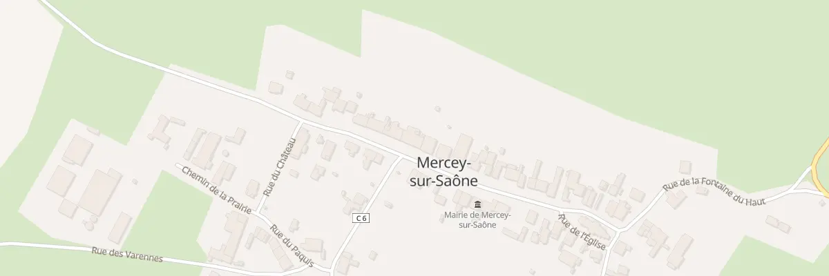 Plan du 20 Gr Grande Rue à Mercey-sur-Saône