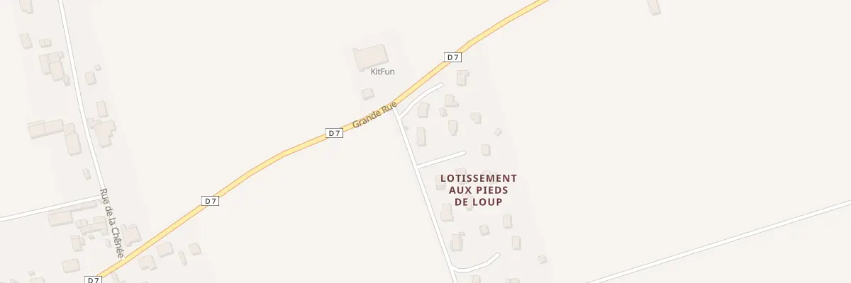 Plan du 4 Lot aux Pieds de Loup à Chissey-sur-Loue