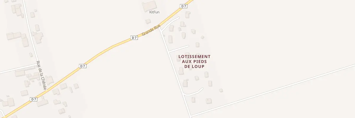 Plan du 10 Lot aux Pieds de Loup à Chissey-sur-Loue