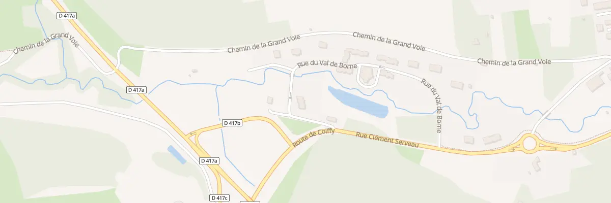 Plan du 11 Rue du Val de Borne à Bourbonne-les-Bains