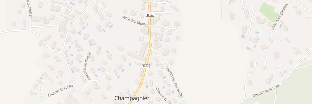 Plan du 5043 Riveyry à Champagnier