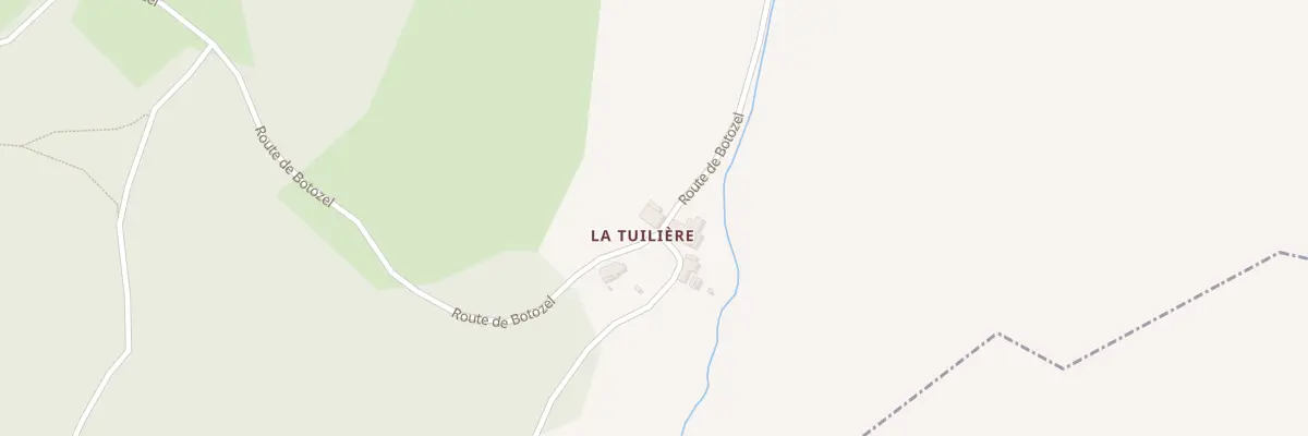 Plan du 5172F La Tuiliere à Traize