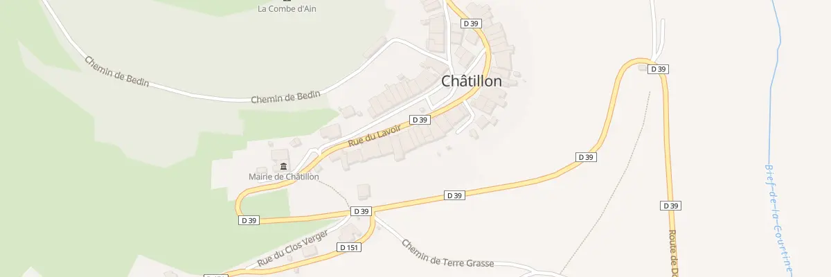 Plan du 9 Rue du Lavoir à Châtillon