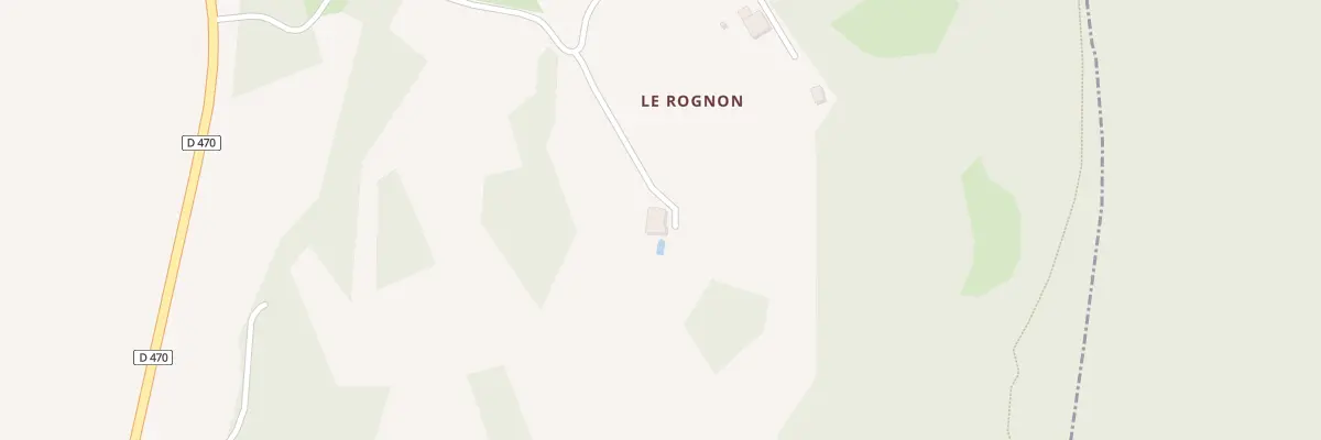 Plan du 5294 Le Rognon à Charchilla