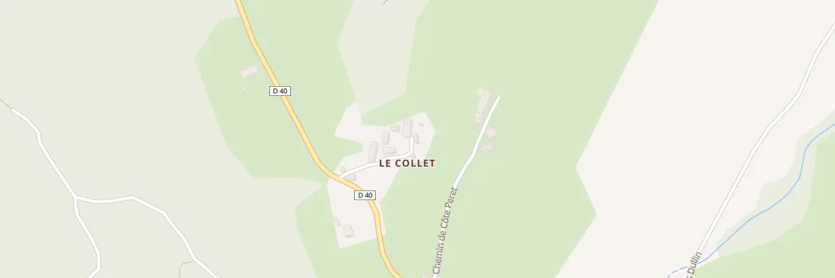 Plan du 5016 Le Collet à Saint-Pierre-d’Alvey
