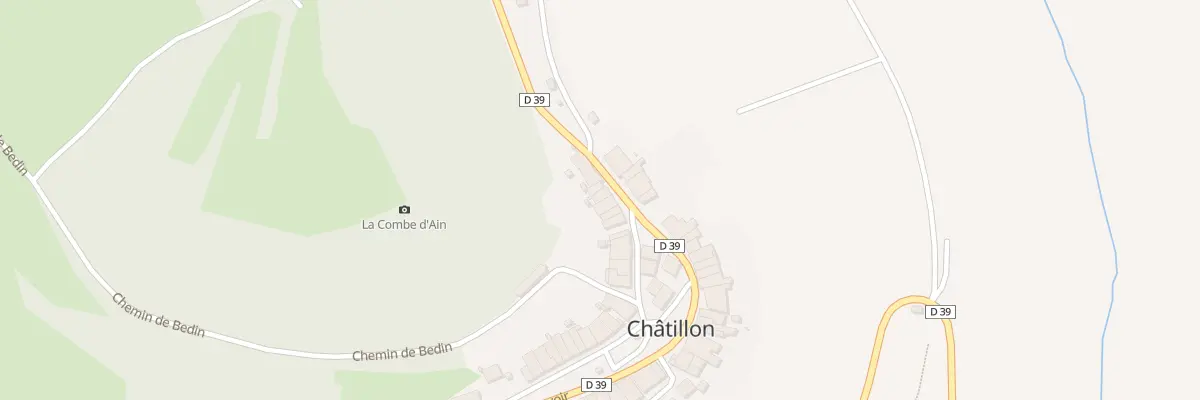 Plan du 3 Rue de la Fruitière à Châtillon