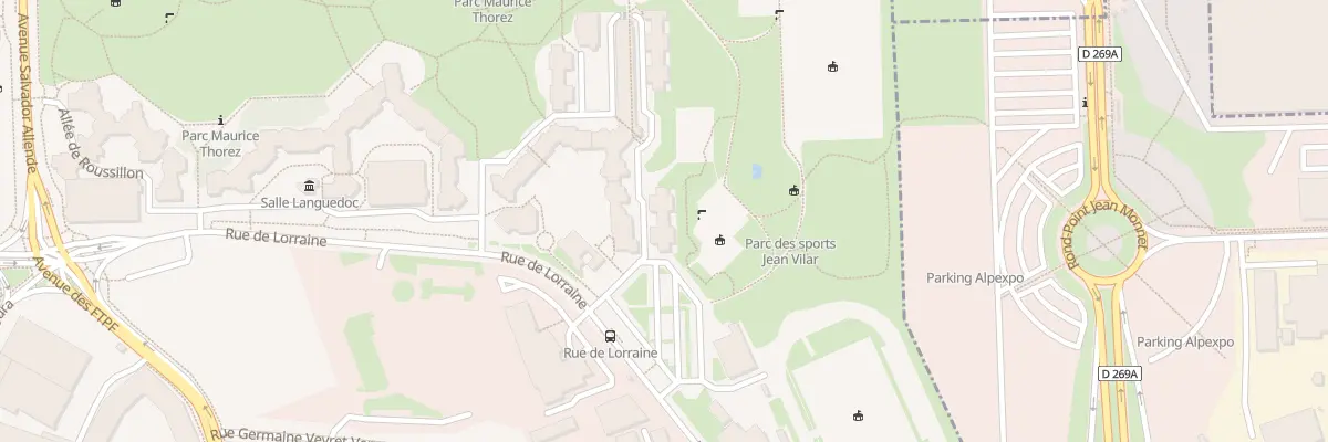 Plan du 3 Rue d’Aquitaine à Échirolles