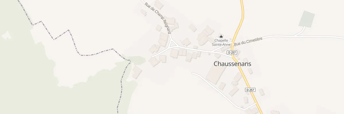 Plan du 1 Pl de la Fontaine à Chaussenans