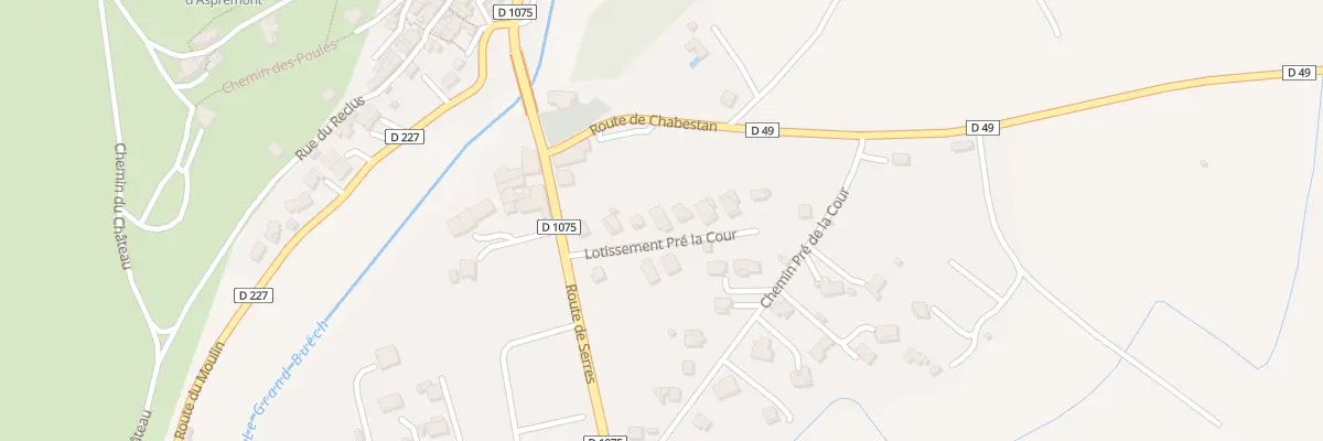 Plan du 5316 Pre Lacour à Aspremont