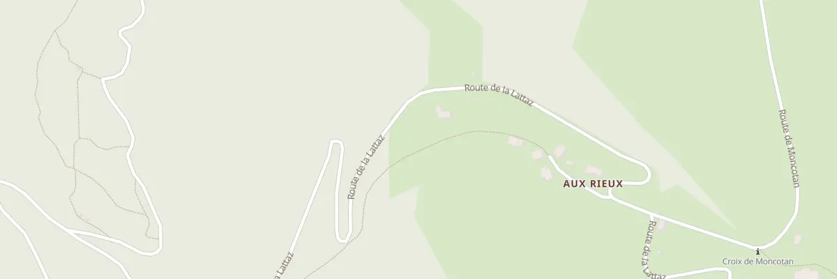 Plan du 855 Rte de la Lattaz à Gerbaix
