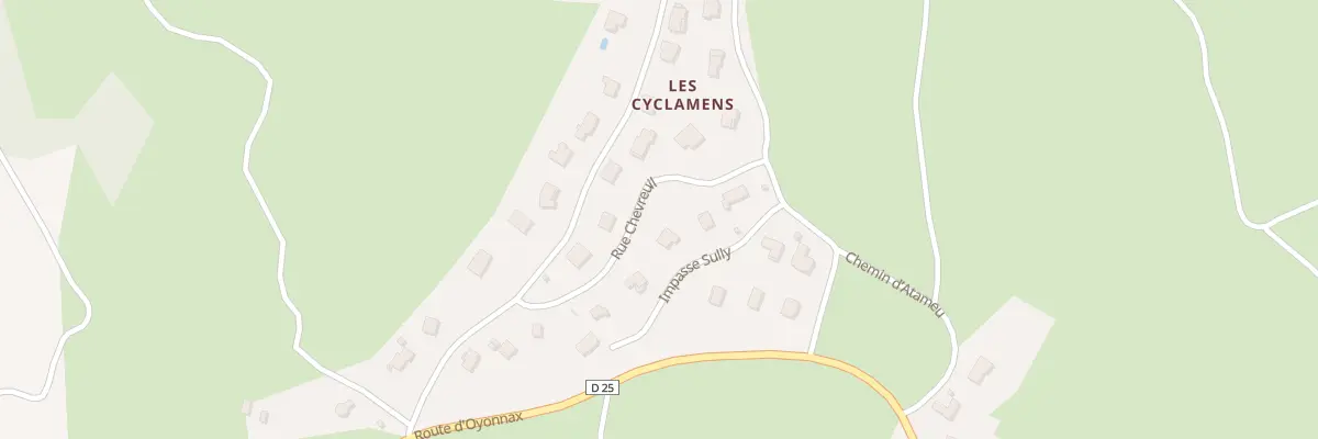 Plan du 6 Imp Sully à Viry