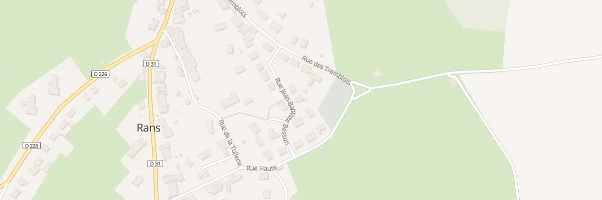 Plan du 5 Rue Jean Baptiste Besson à Rans
