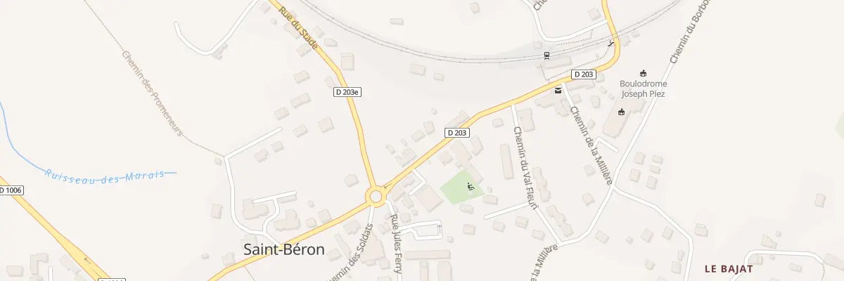 Plan du 395 Av de la Gare à Saint-Béron