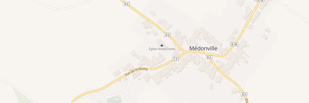 Plan du 8 Rue de la Mothe à Médonville