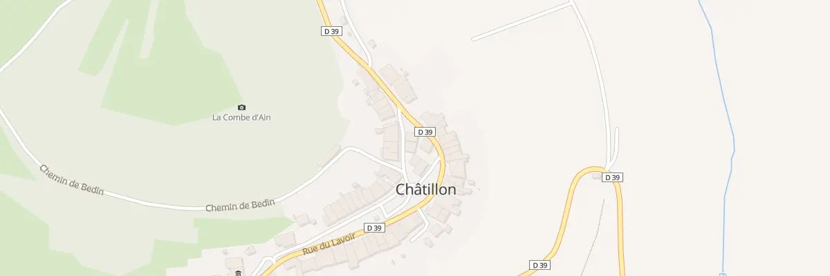 Plan du 4 Rue des Fontaines à Châtillon