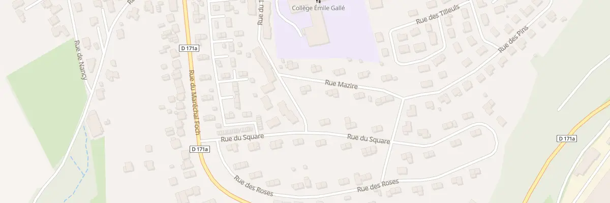 Plan du 60 Rue Mazire à Lexy
