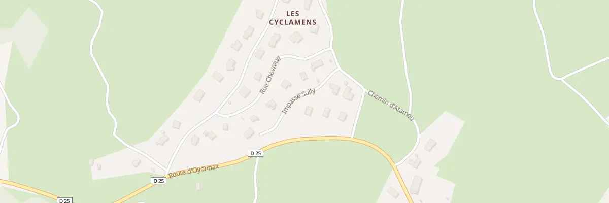 Plan du 5 Imp Sully à Viry