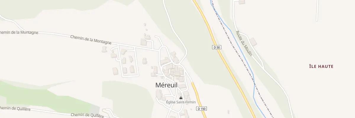 Plan du 5023 Le Village à Méreuil