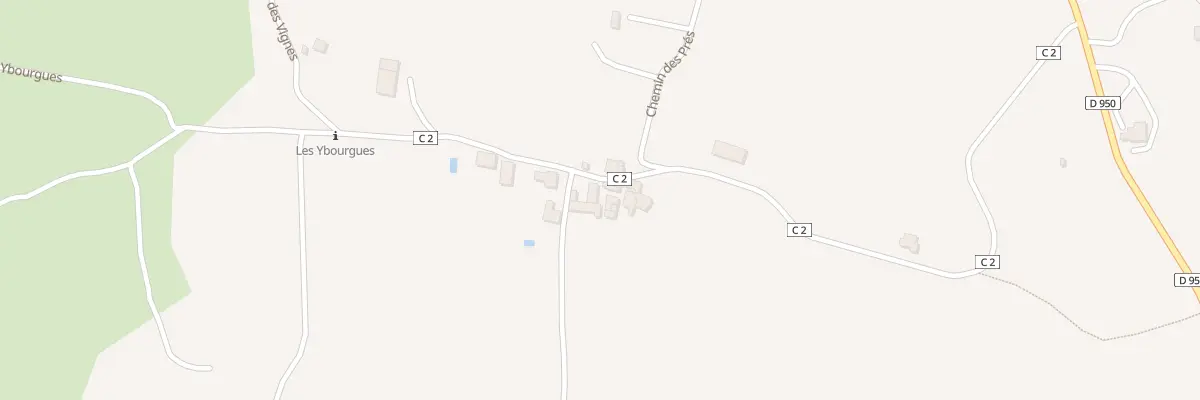Plan du 1 Les Ybourgues à Limans