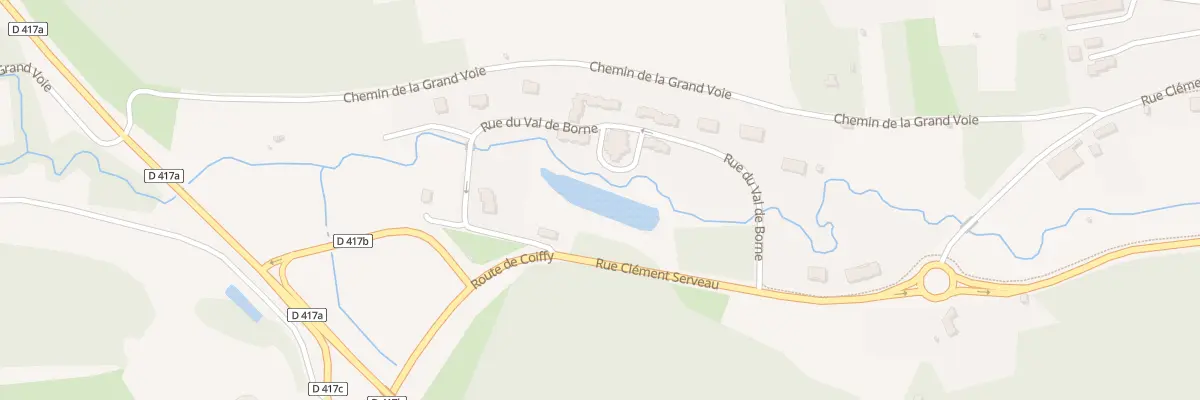 Plan du 18 Rue du Val de Borne à Bourbonne-les-Bains