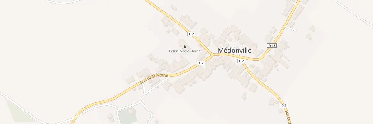 Plan du 6 Rue de la Mothe à Médonville